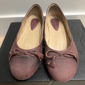 Ecco Bordeaux(burgundy colour) Flats Size 5.5